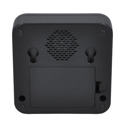 Безжичен звънец на батерии 3V/3xAAA IP56 черен