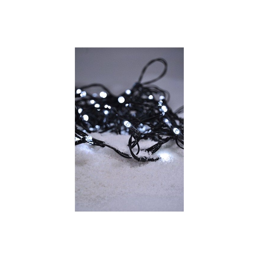 LED Екстериорни Коледни лампички 300xLED/8 функции 35м IP44 студено бяло