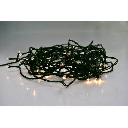 LED Екстериорни Коледни лампички 500xLED/8 функции IP44 55 м топло бял