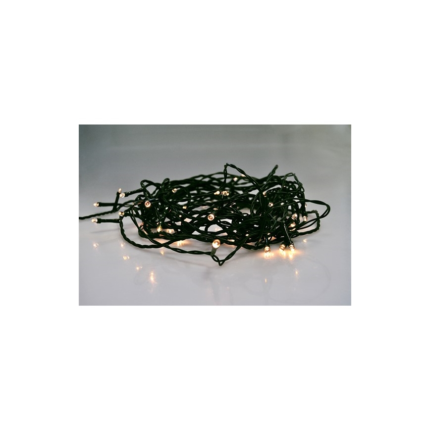 LED Екстериорни Коледни лампички 400xLED/8 функции 25м IP44 топло бели