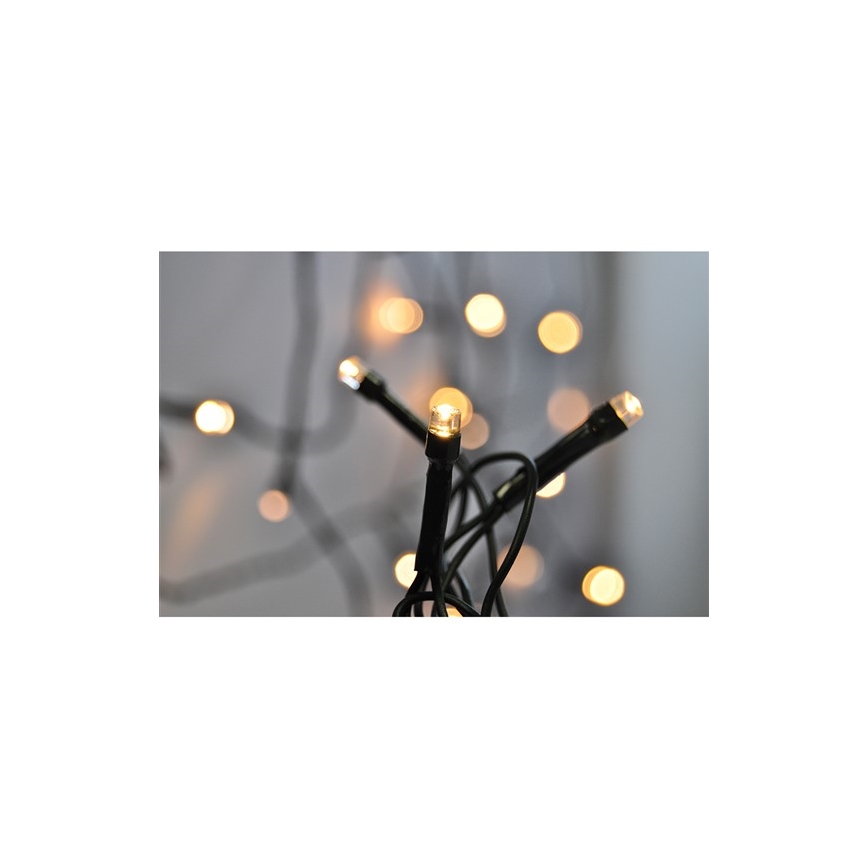 LED Екстериорни Коледни лампички 400xLED/8 функции 25м IP44 топло бели