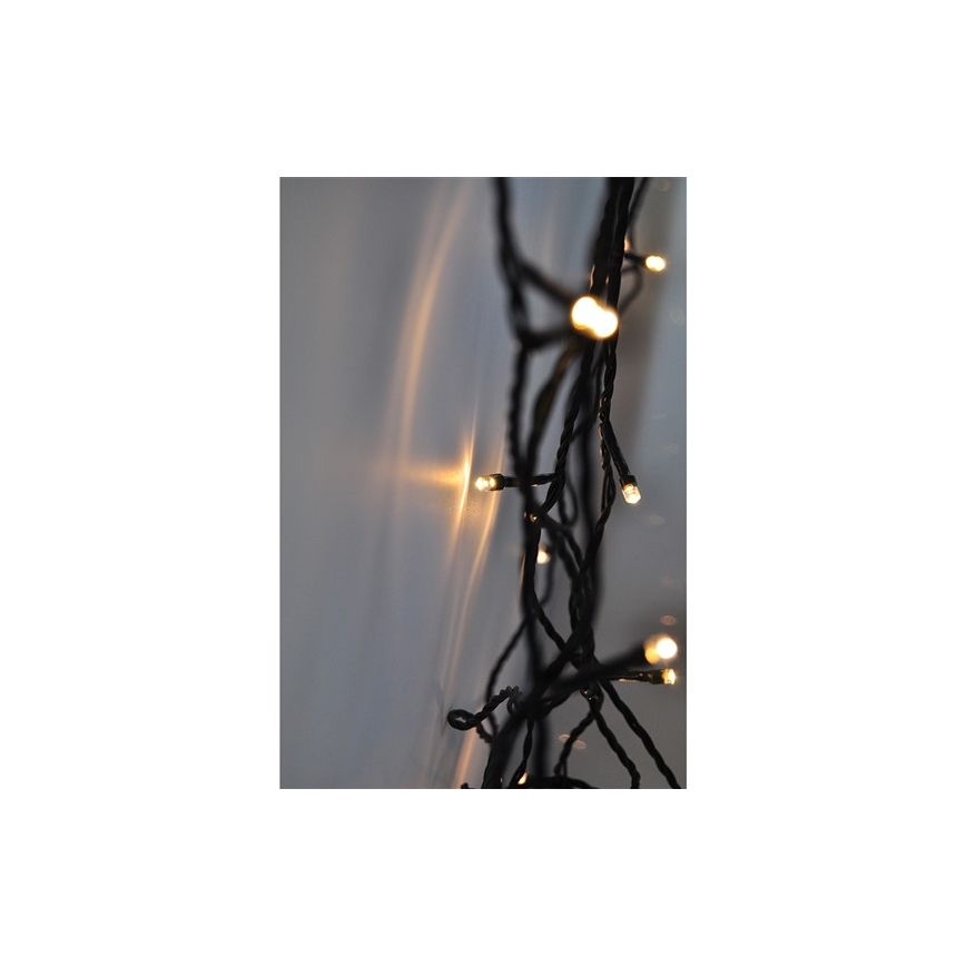 LED Екстериорни Коледни лампички 400xLED/8 функции 25м IP44 топло бели