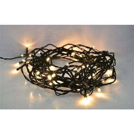 LED Екстериорни Коледни лампички 400xLED/8 функции 25м IP44 топло бели