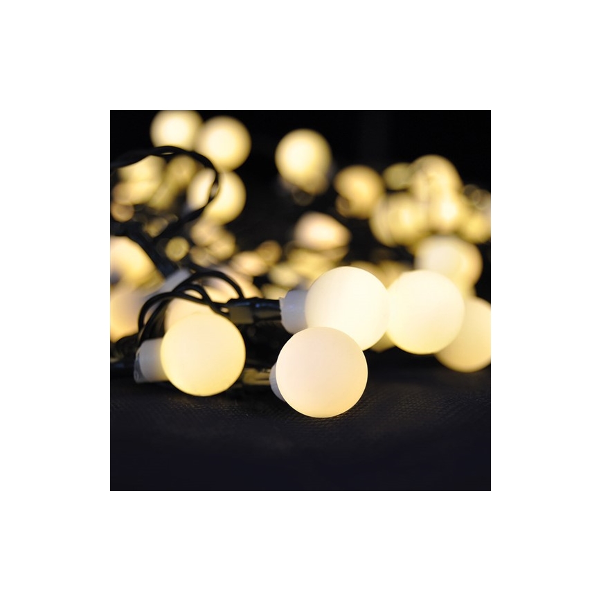 LED RGB Димируеми Коледни лампички 200xLED/8 функции 25м IP44 + дистанционно