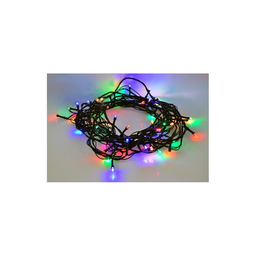 LED външна гирлянда 100xLED/8 режима IP44 13m многоцветна