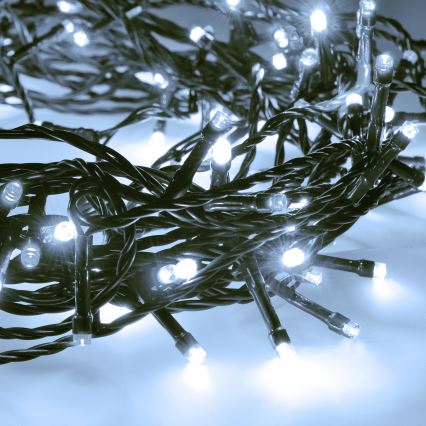 LED Външен гирлянд 100xLED/8 функции 13m IP44 студено бяло