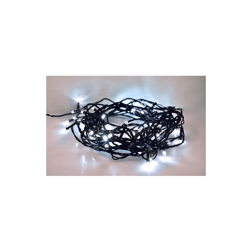 LED Външен гирлянд 100xLED/8 функции 13m IP44 студено бяло