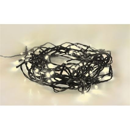 LED Екстериорни Коледни лампички 100xLED/8 функции IP44 13 м топло бял