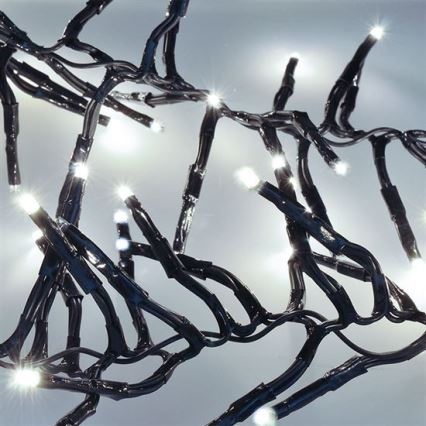 LED Коледни лампички 576xLED/8 функции 8м IP44 студено бели + д.у.