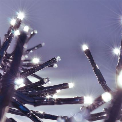 LED Коледни лампички 576xLED/8 функции 8м IP44 студено бели + д.у.
