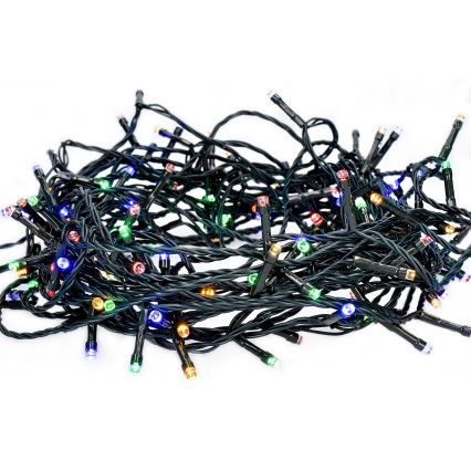 LED Коледни лампички 50xLED/8 функции 8м IP44 многоцветни
