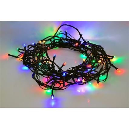 LED Коледни лампички 50xLED/8 функции 8м IP44 многоцветни