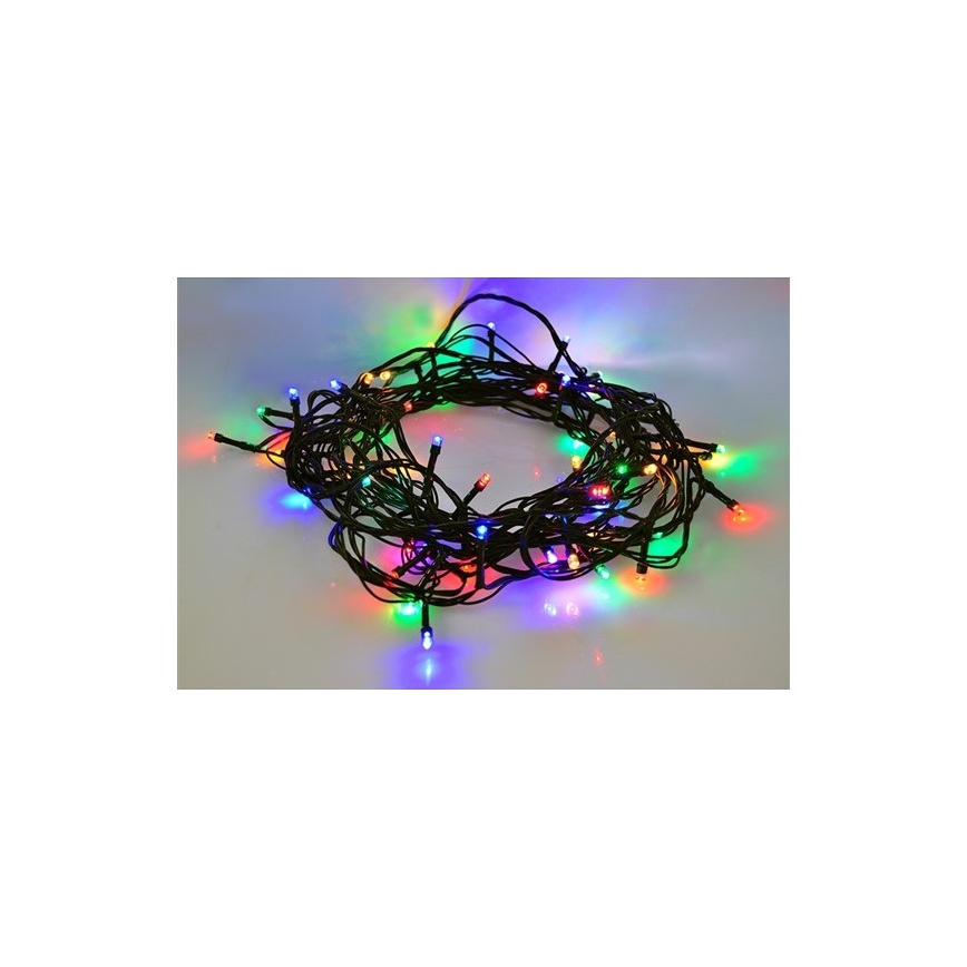 LED Коледни лампички 50xLED/8 функции 8м IP44 многоцветни