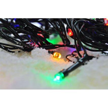 LED Коледни лампички 50xLED/8 функции 8м IP44 многоцветни