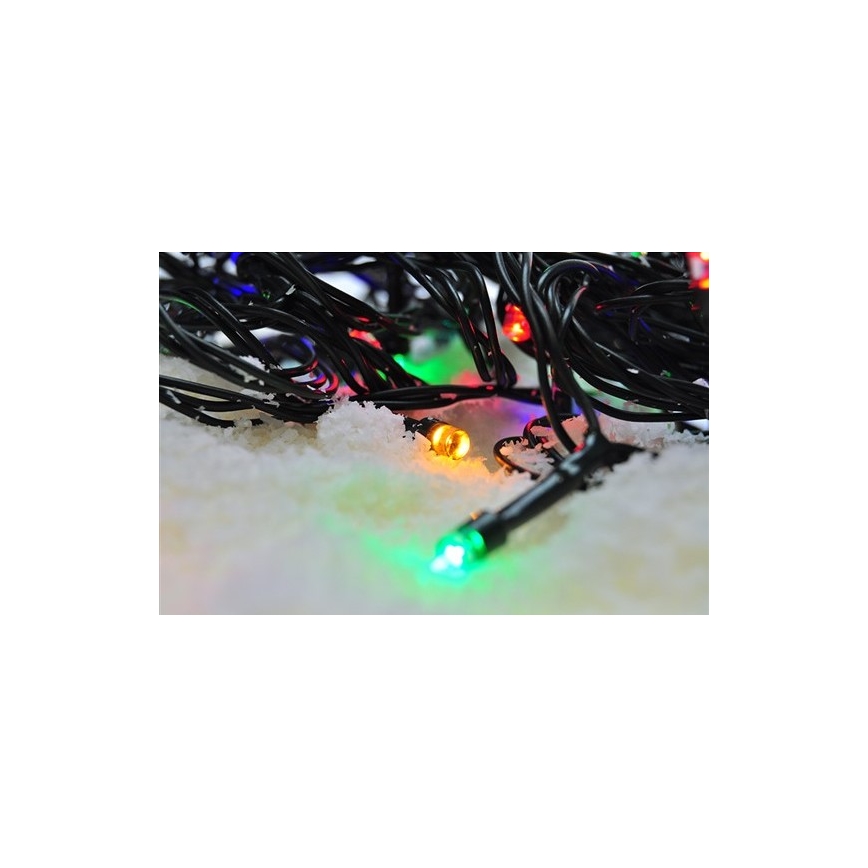 LED Коледни лампички 50xLED/8 функции 8м IP44 многоцветни
