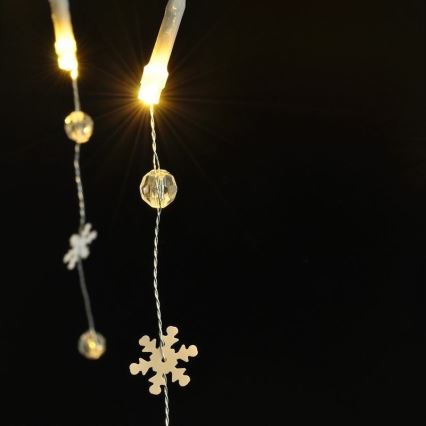 LED гирлянд 20xLED/2xAA 2m топла бяла