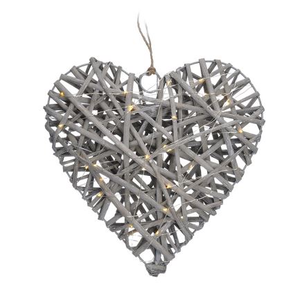 LED Коледна декорация LED/2xAA ратан