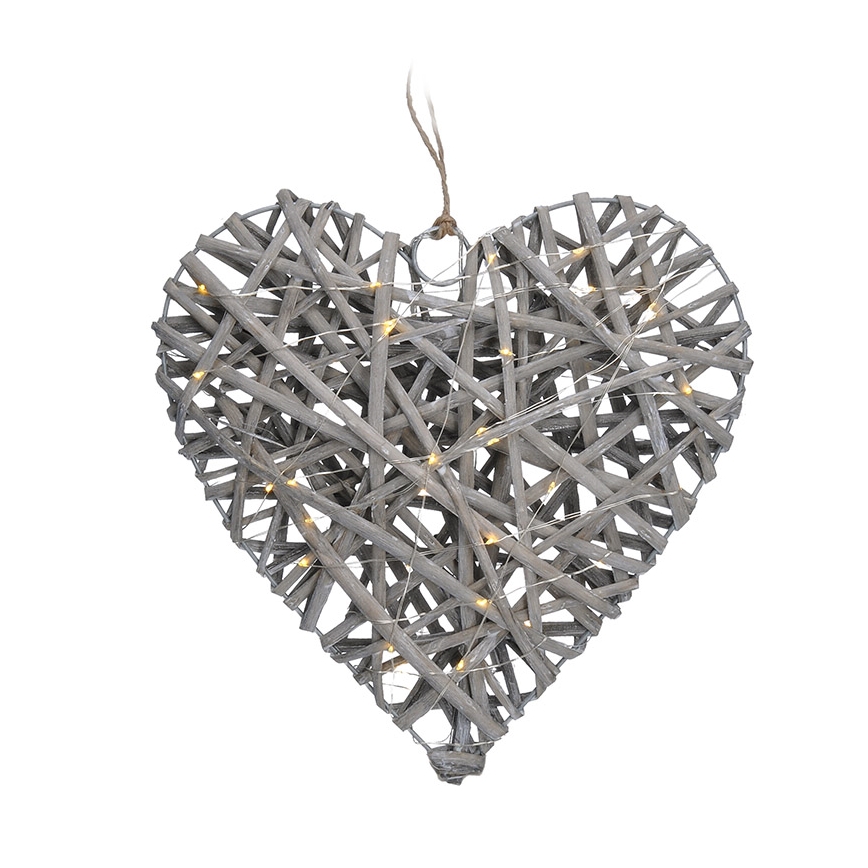 LED Коледна декорация LED/2xAA ратан