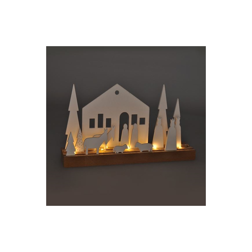 LED Коледна декорация LED/2xAAA смърч