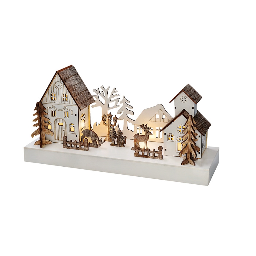 LED Коледна декорация LED/2xAA топло бяло