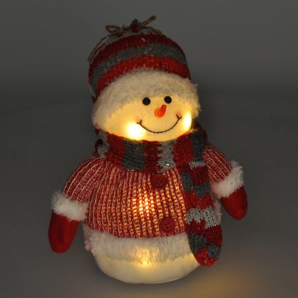 LED Коледна декорация LED/3xAA снежен човек
