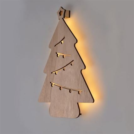 LED Коледна декорация LED/2xAA дърво