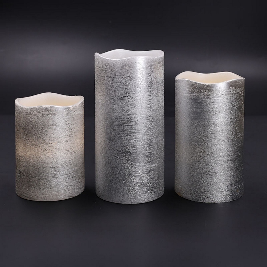 КОМПЛЕКТ ОТ 3 LED свещи LED/3xAAA, топла бяла светлина