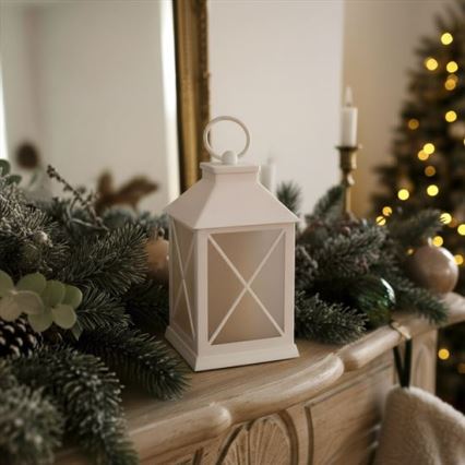 LED коледен фенер LED/2xAA, топла бяла светлина