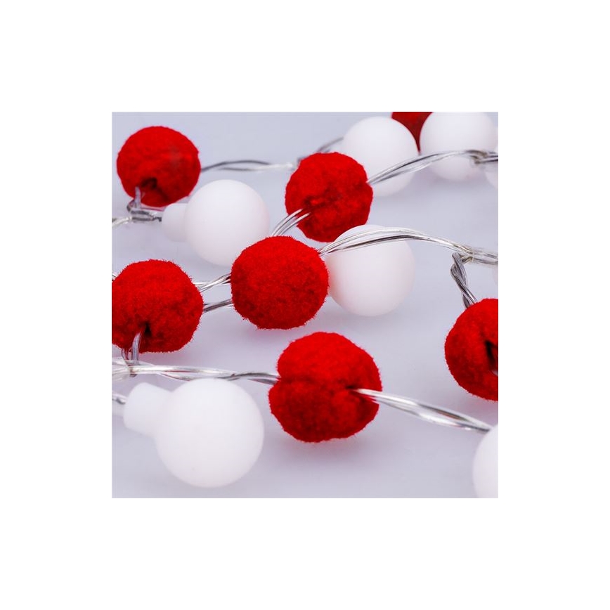LED гирлянда 20xLED/2xAA 1,8 m топла бяла
