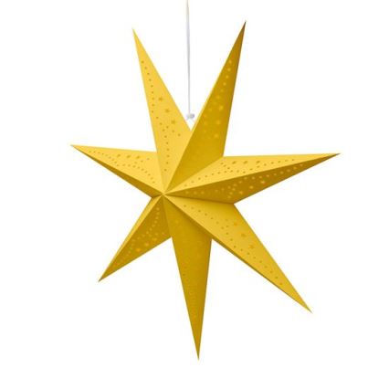 LED Коледна декорация 20xLED/2xAA топла бяла златна звезда