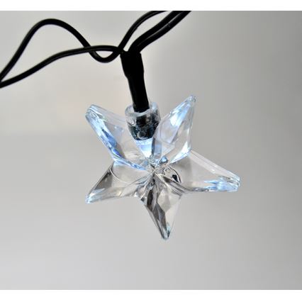 LED верига 20xLED 6m студено бяло