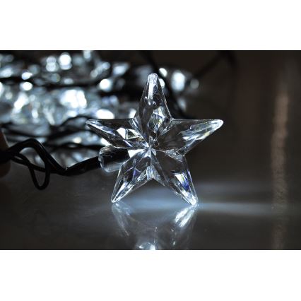 LED верига 20xLED 6m студено бяло