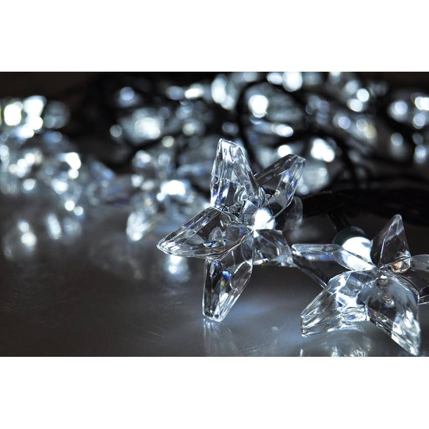 LED Коледни лампички 20xLED 6м студено бели