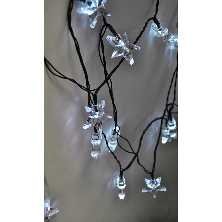 LED Коледни лампички 20xLED 6м студено бели