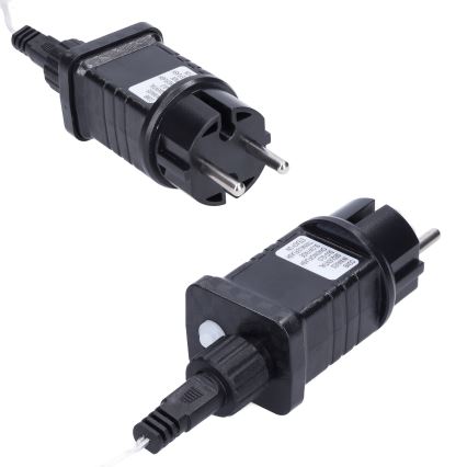 LED външна завеса, 360 LED диода, 8 режима, 15 m, IP44, топла бяла светлина