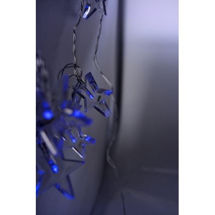 LED гирлянд 10xLED/2xAA 2,5 m син