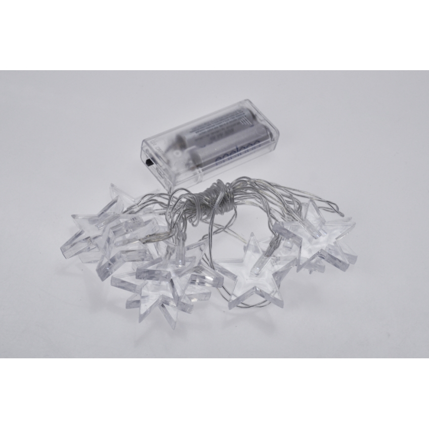 LED гирлянд 10xLED/2xAA 2,5 m син