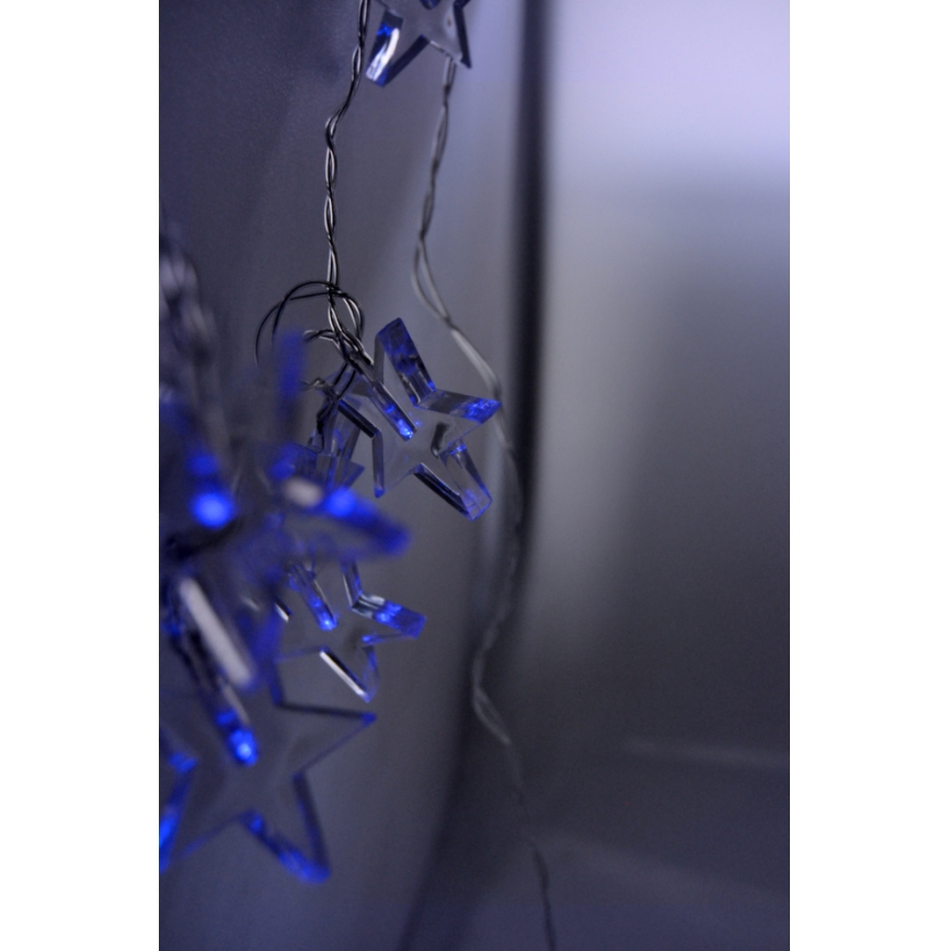 LED Коледни лампички 10xLED/2xAA 2,5м сини