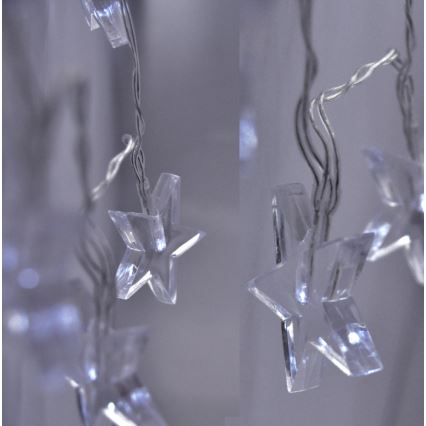 LED Коледни лампички 10xLED/2xAA 2,5м студено бяло