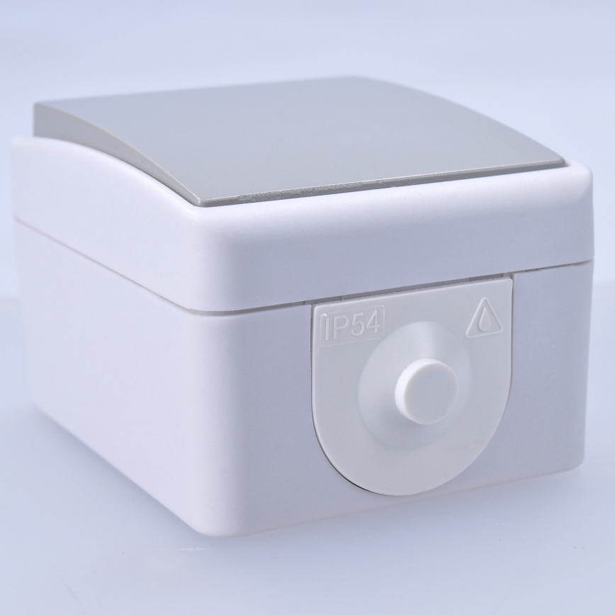Еднополюсен превключвател за влажна среда IP54