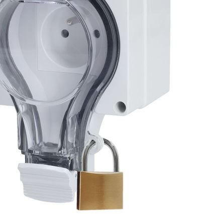 Двойна розетка IP66 за влажни помещения 230V/16A – водонепромокаема и прахозащитна