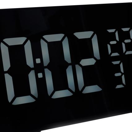 Метеорологична станция с LCD дисплей, будилник и прожектор 5V/2xAA + 3xAA