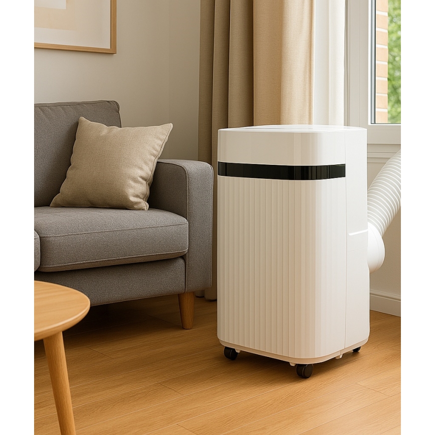 Умен мобилен климатик 1340W/230V 12000BTU Wi-Fi Tuya + дистанционно управление