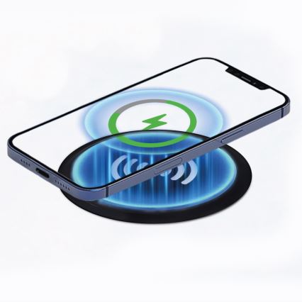 Вградено безжично зарядно устройство черен