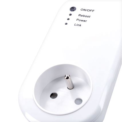 Смарт контакт с електромер 230V Wi-Fi Tuya