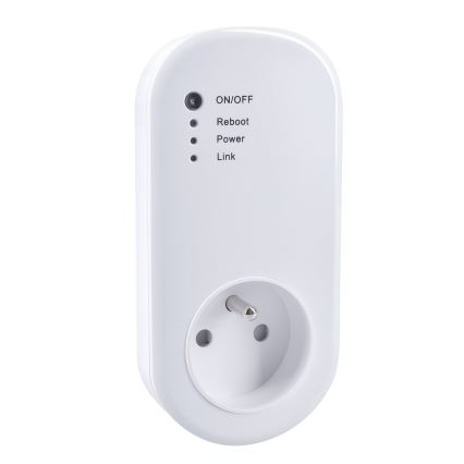 Смарт контакт с електромер 230V Wi-Fi Tuya