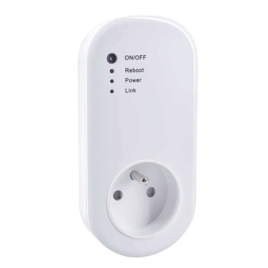 Смарт контакт с електромер 230V Wi-Fi Tuya