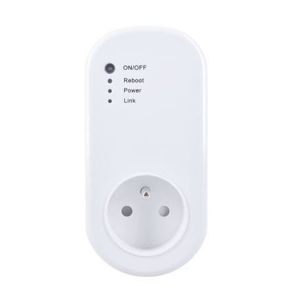 Смарт контакт с електромер 230V Wi-Fi Tuya