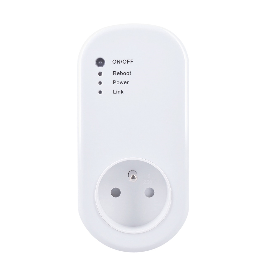 Смарт контакт с електромер 230V Wi-Fi Tuya