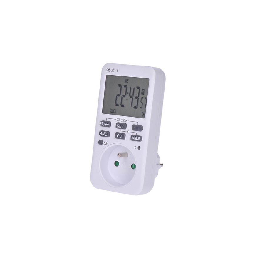 Дигитален седмичен таймер 16A/230V